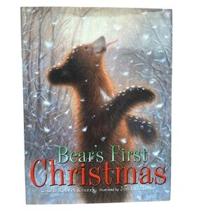 Hardcover “Bear’s first Christmas” book with book jacket.